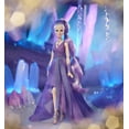 thumbnail image 2 of Barbie Crystal Fantasy Collection Amethyst Doll with Genuine Stone Necklace, 2 of 6