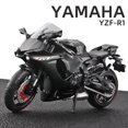 thumbnail image 3 of 12 Inch YAMAHA YZF-R1 Diecast Motorcycle Model Stylish Trendy Decor Gift (BLUE), 3 of 7