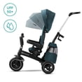 thumbnail image 3 of Kinderkraft EASYTWIST 5-in-1 Convertible Toddler Tricycle Baby Trike with 360° Swivel Seat, Parent Push Handle, 9 Months to 5 Years, 3 of 11