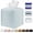 Blue, variant on Minzimin Tissue Box Cover Holder Square Tissue Cube Cover PU Leather Tissue Organizer with Bottom Belt for Bathroom, Tabletop, Car, Night Stands, Office, Home, Kitchen,1/ 2Pack