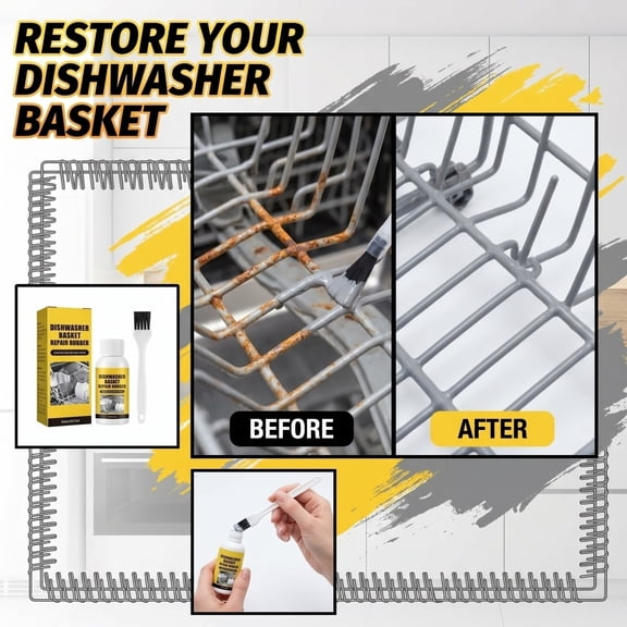 Dishwasher Rack Repair Rubber Coating 1oz Rack Edge Protective Gel Metal Frame Protective Paste