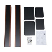 Speaker Stands Pair for Bookshelf Atlantic Speaker 33.9 Wood Column Stand W/ Cable Management