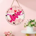 thumbnail image 3 of Valentine's Day Countdown Wooden Hanging Sign - 7.87" 14 Days Until Valentine's Day Welcome Sign With Rope, Love Pointer Calendar Decor for Living Room Cafe Bar Home Office Party Decorations, 3 of 6