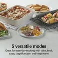 thumbnail image 5 of Hamilton Beach 4 Slice Countertop Toaster Oven with 5 Versatile Cooking Modes, Grey, 5 of 10