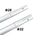 thumbnail image 3 of Large Outdoor Canopy Pole 32mm Thickness Support Pole Aluminum Alloy Tent Pole 4 Section Awning Door Pole Bracket, 3 of 5