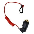 thumbnail image 3 of waltyotur Ignition Switch Key w/Lanyard for OMC BRP Johnson Evinrude 5005801 Boat 1996 Up, 3 of 6