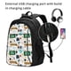 thumbnail image 2 of Easygdp Back To School A Mochila para Laptop de Viaje con Puerto USB, Mochila para Laptop con Puerto de Carga USB para Mujeres y Hombres, 2 of 7