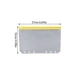 thumbnail image 4 of Seitruly Contenedor de bolsa con cremallera de 10 piezas, prácticos archivadores impermeables, contenedores de almacenamiento para documentos simples Carpetas de archivos A6 amarillo, 4 of 5