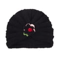 thumbnail image 3 of Baby Ear Protection Autumn Winter Baby Boys Girls Flowers Knitted Windproof Warmth Ear Protection Children Hat, 3 of 8