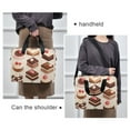 thumbnail image 6 of FORMRS 16" Laptop Bag Carrying Sleeve Case with Handle Travel Shoulder Briefcase, Cute Chocolate Cakes, 6 of 8