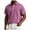 Pink, variant on Fnnxeal Mens Summer Polo Shirts, Solid Casual Shirt Button Men’s Short Sleeve Shirt Big and Tall Colleaed Tees Black T-Shirt 2XL
