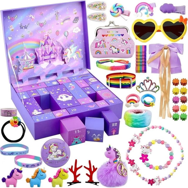 Caja ciega de Navidad, regalo de fiesta para niños, descompresión DIY, calendario de Cuenta atrás rasgado a mano, caja ciega, juguetes de Navidad