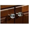 thumbnail image 4 of CKP #G-80 Elegance Collection 1 in. (25mm) Glass Knob, Clear with Polished Nickel Base, 4 of 4