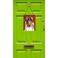 thumbnail image 2 of Collie Red Snowflakes Holiday Wall or Door Hanging Prints, 2 of 2