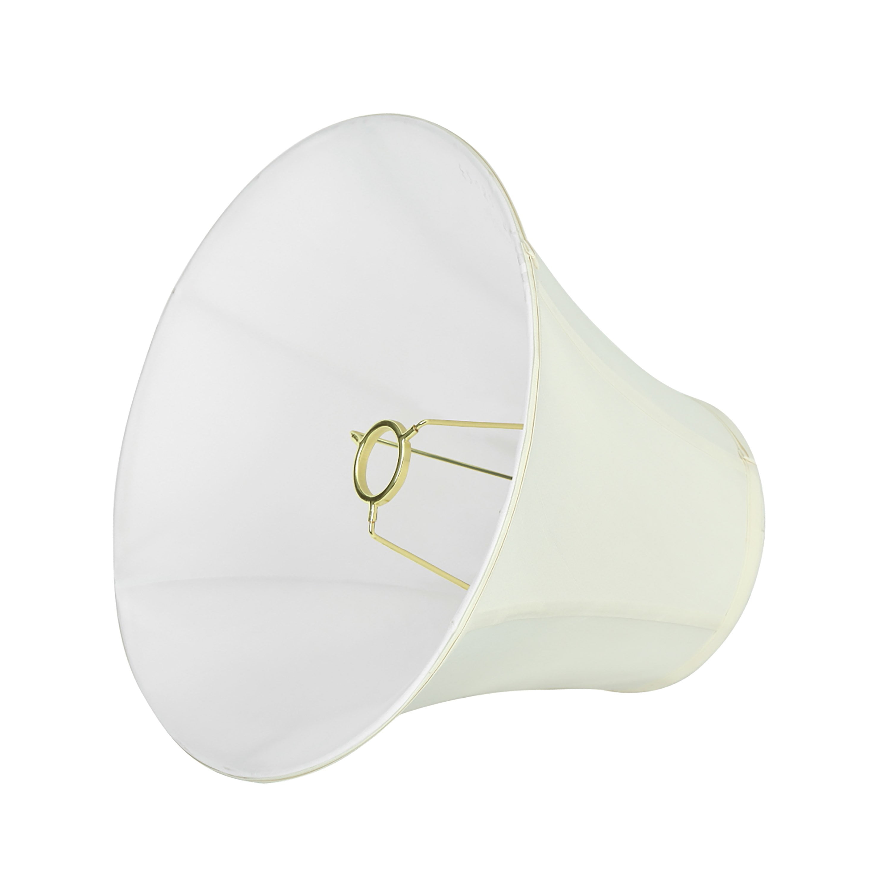 Aspen Creative 58053 Transitional Bell Shape UNO Construction Lamp Shade in Off White, 14" Wide (7" x 14" x 11")