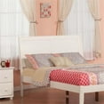 thumbnail image 2 of Leo & Lacey Portland Full Sleigh Wood Headboard in White, 2 of 2