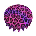 thumbnail image 3 of ZICANCN Round Table Cloths 60 Inch, Purple Leopard Print Table Cover Waterproof Washable Outdoor Picnic Tablecloth, 3 of 8