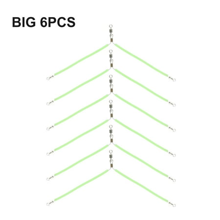 6-Pack Sea Fishing Anti-Tangle Feeder Abs Stainless Steel Boom Illuminated Anti-Tangle Boom With Snap Tube Balan 1 - Does Not Contain Composite Wood Big