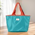 thumbnail image 4 of Bolso de hombro para mujer con cordón respetuoso con el medio ambiente bolsa de supermercado, 4 of 9