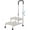White, variant on SAFH 2 Step Stool with Handle - Adjustable Height, Non-Slip Pedals & Glow Strips for Elderly, Seniors, Bath, Kitchen