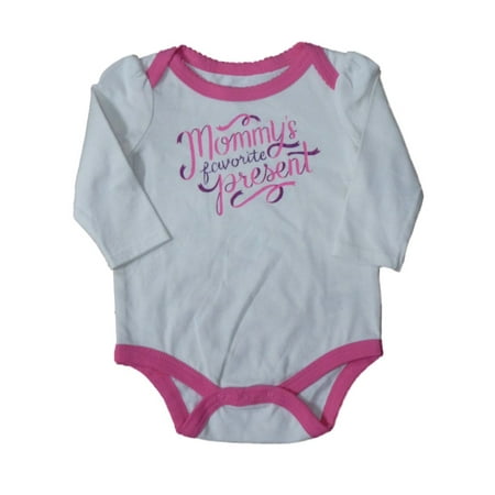 Infant Girls Mommy's Favorite Present Holiday Creeper Christmas
