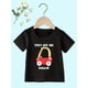 thumbnail image 1 of Boys' Short Sleeve "They See Me Rollin'" Cotton T-Shirt – Crew Neck, Casual Style, 100% Cotton, Graphic Print, 1 of 6
