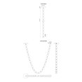thumbnail image 2 of Alora Lighting PD321725CH-UNV-010-RT Akoya 83" Wide Led Linear Pendant - Chrome, 2 of 5