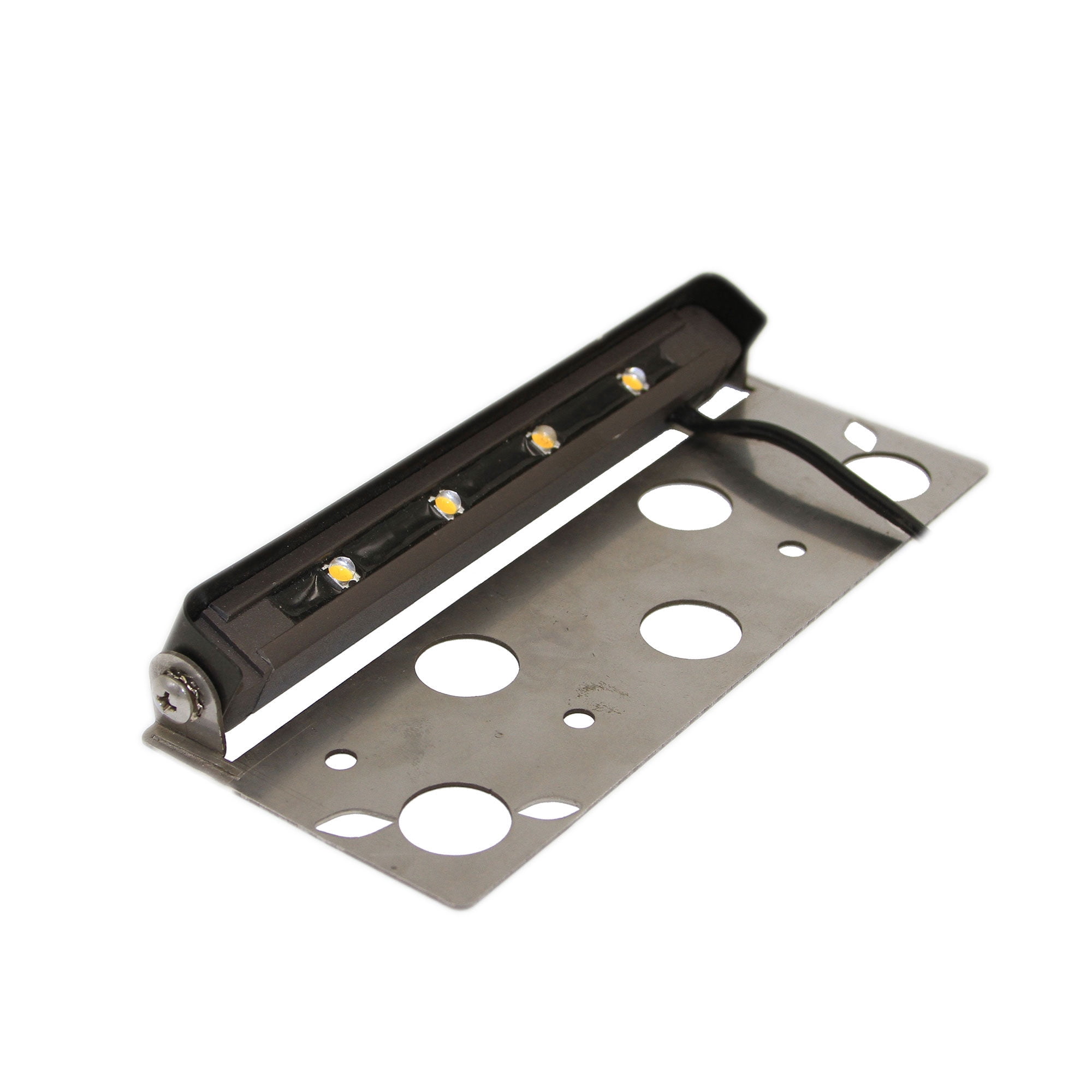 LNC 7" LED Hardscape Light, Aluminum Stainless Steel Finish for Wall and Patio