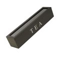 thumbnail image 1 of Caja de té de seis compartimentos Advancent Soporte de bolsa estilo Retro Negro, 1 of 6