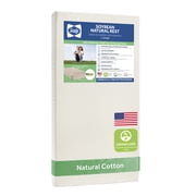Sealy Soybean Natural Rest 2-Stage Premium Crib Mattress, Foam and Cotton
