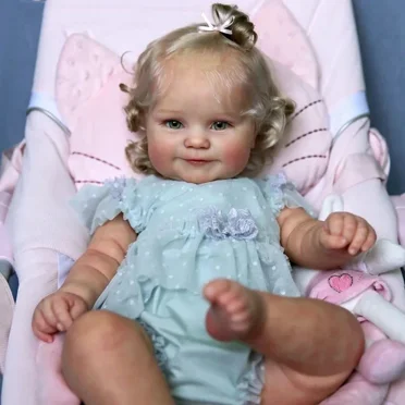 RBB 20 Inch Realistic 3D Hand-painted Reborn Baby Doll Maddie, Realistic Newborn Real Life Baby Dolls Toy Gift for Kids Age 3 