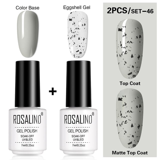 Hot6sl Liquidación de Ahorros de Verano Esmalte de Uñas para Manicura Japonesa Natural Bright Side Beauty 2 Piezas 7 Ml