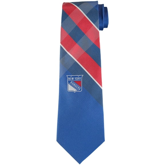 Men's New York Rangers Woven Poly Grid Tie