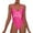 Hot Pink, variant on Huowey Women Bride Retro Swimsuit Swimwear Removable Pad Bathing Suit For Bridal Party Tropical Swim Wear Honeymoon Cruise Trendy Wear