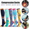 CUH 20-30 mmHg Medical Compression Socks for Mens & Women Athletic Travel Flight Compression Stockings