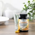 thumbnail image 3 of Turmeric Curcumin Supplement 2000mg - 95% Curcuminoids with Glucosamine, Ginger & MSM, BioPerine Black Pepper for Best Absorption, Nature's Vegan Joint Support, Non-GMO, Bottled in USA - 120 Capsules, 3 of 11