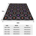 thumbnail image 3 of Sikiie Vinyl Records Musical Notes Ultra-Soft Micro flannel Blanket Luxury All Seasons Warm Blanket for Bedding Sofa and Travel (4 sizes)-80"x60", 3 of 7