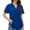 Z4-Blue, variant on Short Sleeve Blouses for Women! Yigetop Women's Shirt Short Sleeve Elastic Slim Breathable Comfortable Shirt Tshirts Shirts for Women Red 4XL