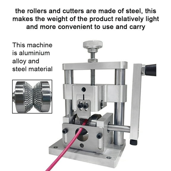 Shinysix Wire Stripping Tool Portable Household Cutter Manual Accessory High Speed Steel Only