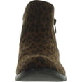 thumbnail image 2 of Sun + Stone Womens Abby Faux Suede Block Heel Ankle Boots, 2 of 3