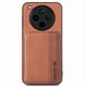 thumbnail image 1 of For Oppo Find X8 Pro 5G Case RFID Blocking Card Holder Carbon Fiber Leather PC TPU Phone Cover - Gre, 1 of 5