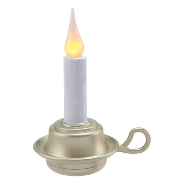 FPC1255P Veilleuse à Bougie LED avec Base en Étain, Lot de 6