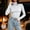 White, variant on NominalSnug Womens Fleece Lined Thermal Tops Turtleneck Long Sleeve Shirts Winter Warm Base Layer Top with Thumble Hole
