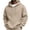 Camel, variant on CCRFTGI Mens Casual Oversized Hooded Collar Drawstring Hoodies Pullover Sweatshirts Casual Long Sleeve Shirts with Pocket Beige L