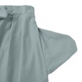 thumbnail image 6 of Ohufall Womens Drawstring Shorts, Elastic Waist Shorts for Women, Women's Cotton Linen Shorts Solid Color Comfortable Wide Leg Casual Shorts, 6 of 6