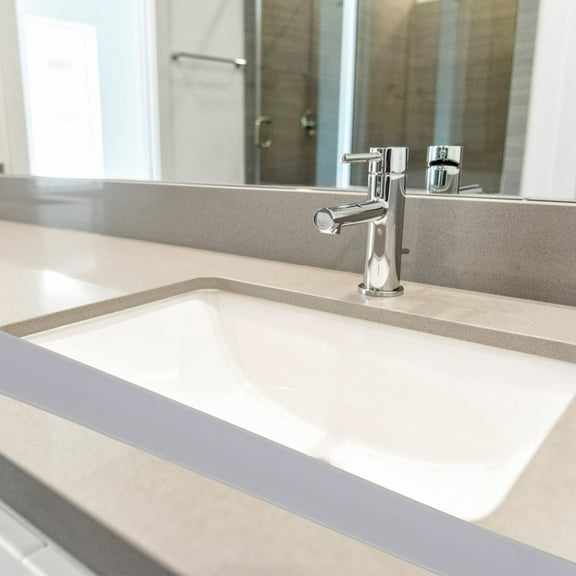 OATIPHO sink edge splash guard Kitchen Use Silicone Grey 1Pcs