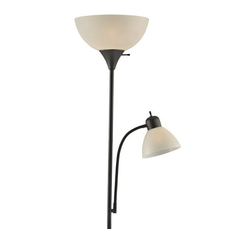 Light Accents 150 Watt Floor Lamp with Side Reading Light - Floor Lamps - Dorm Room Floor Lamp - Floor Lamps for Living Room - Kids Floor Lamp - Standing Lamp 
