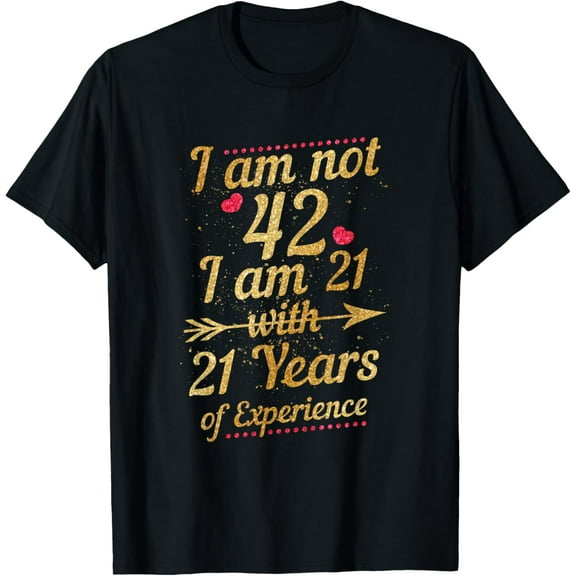 42nd Birthday Woman 42 Year Old Gift T-Shirt100% cotton