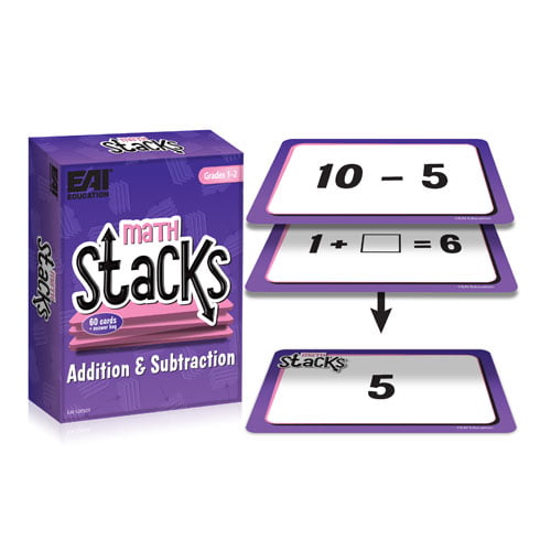 Grades 1-2 EAI Education Math Stacks Addition & Subtraction Game