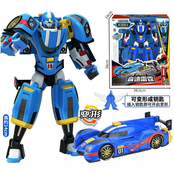 Figura de acción de Robot de transformación Tobot de Corea para niños, vehículo grande de dibujos animados, Deformación de coche, regalos, nuevo Fivean unisex